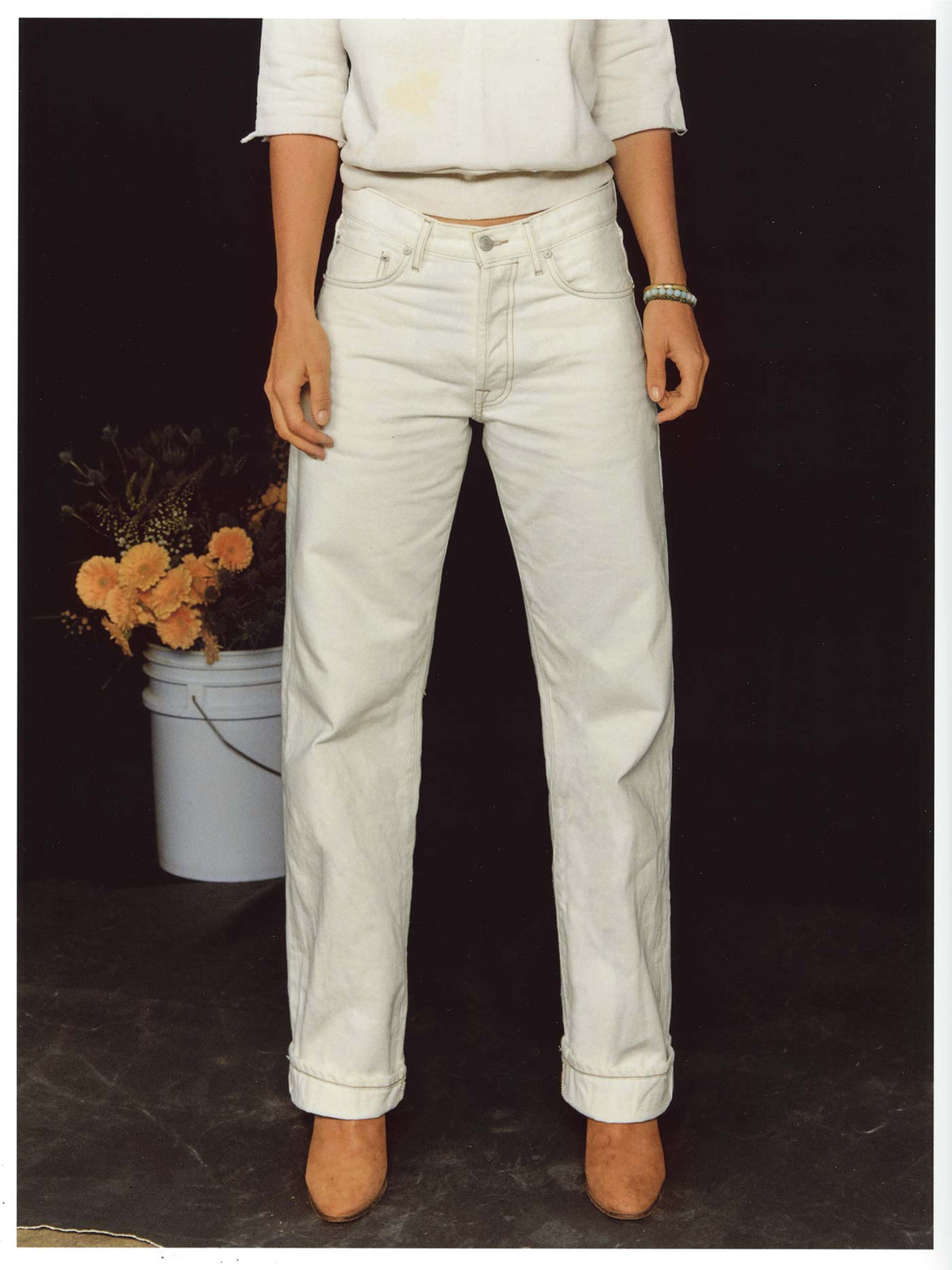edie white selvage