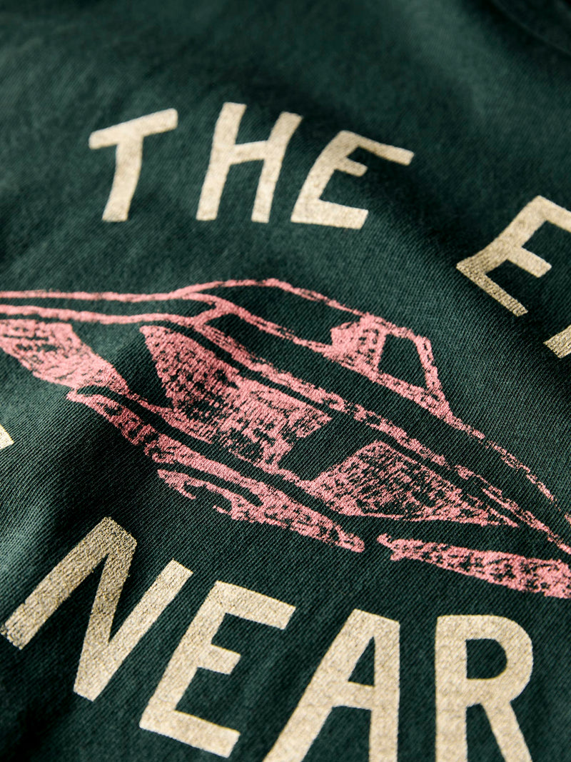 the "end is near" tee in spruce