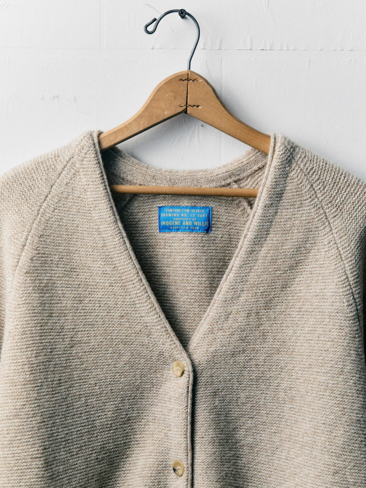 evie cardigan in natural
