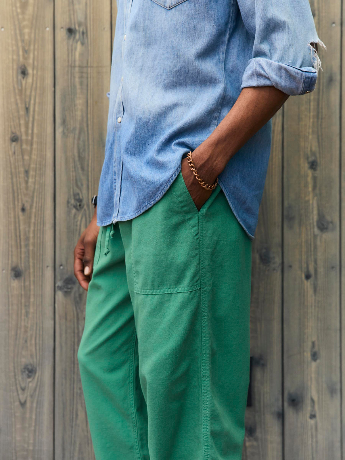 ventura chore pant in jade
