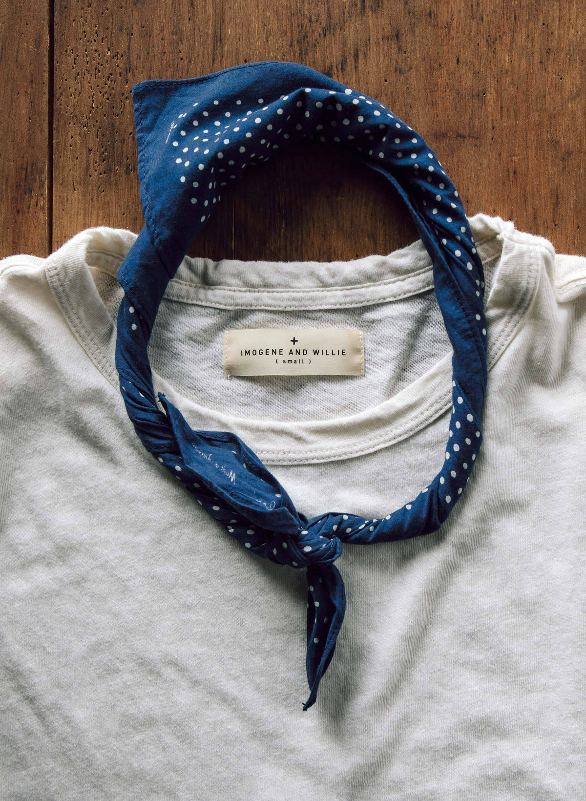 i+w vintage blue bandana